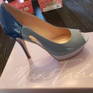 Marc Fisher Blue heels